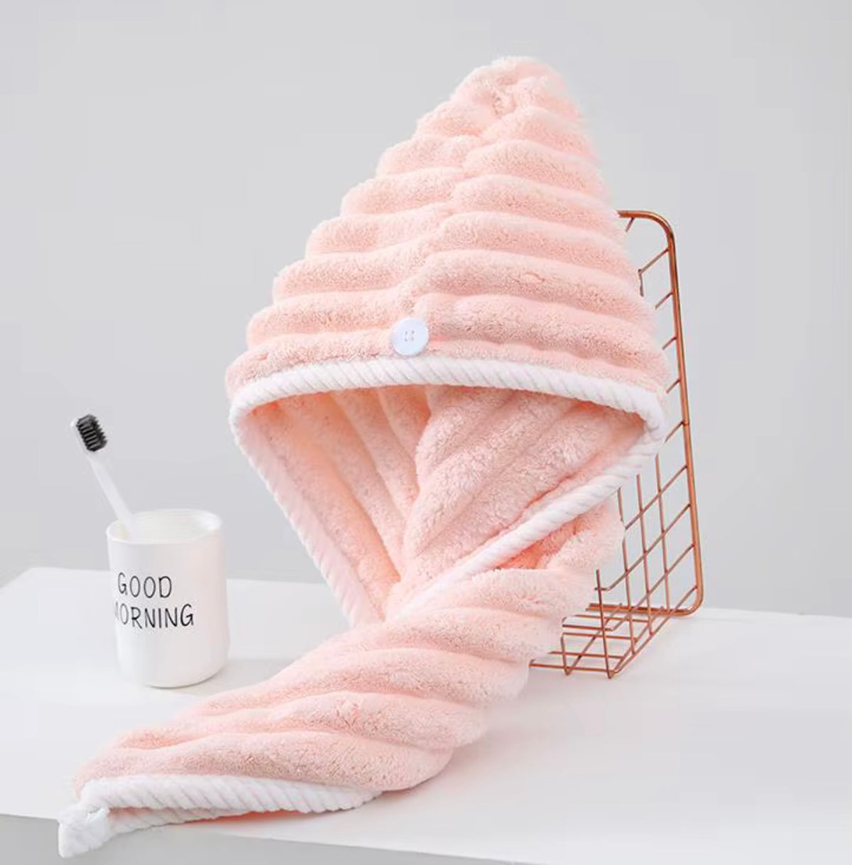 Luxury Plush Hair Drying Towel
