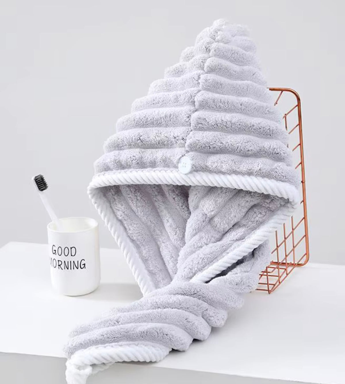 Luxury Plush Hair Drying Towel