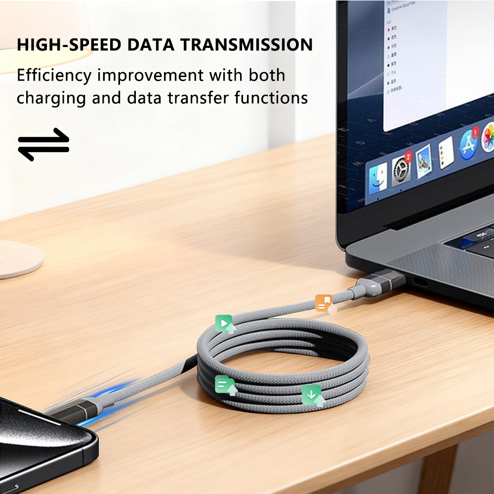 Magentic cable 4 in 1  ( USB-C  / ightning / USB A )