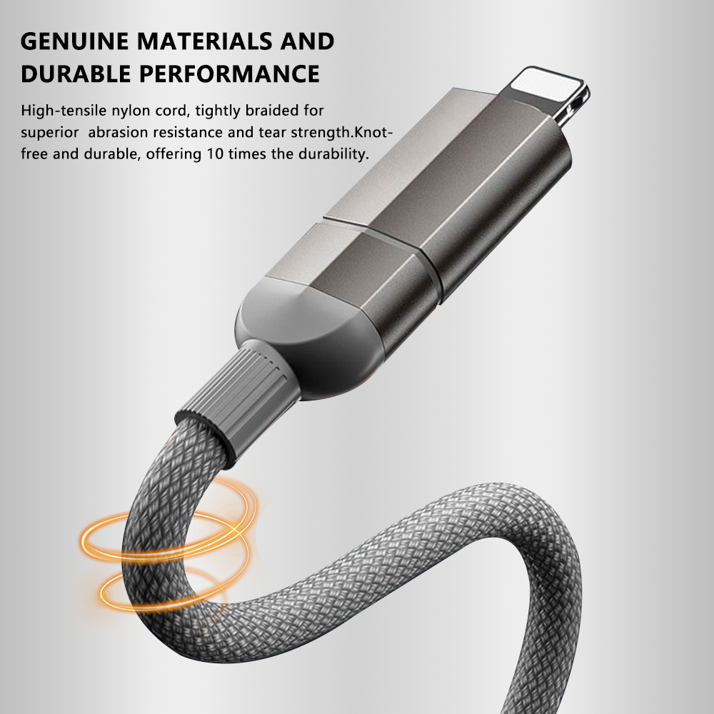 Magentic cable 4 in 1  ( USB-C  / ightning / USB A )